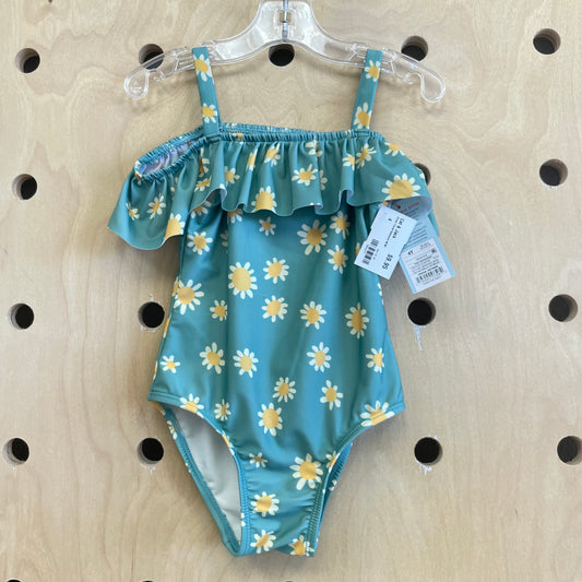 Green Floral Swimsuit NEW!