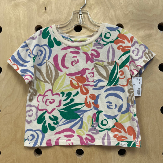 Cream Floral Tee