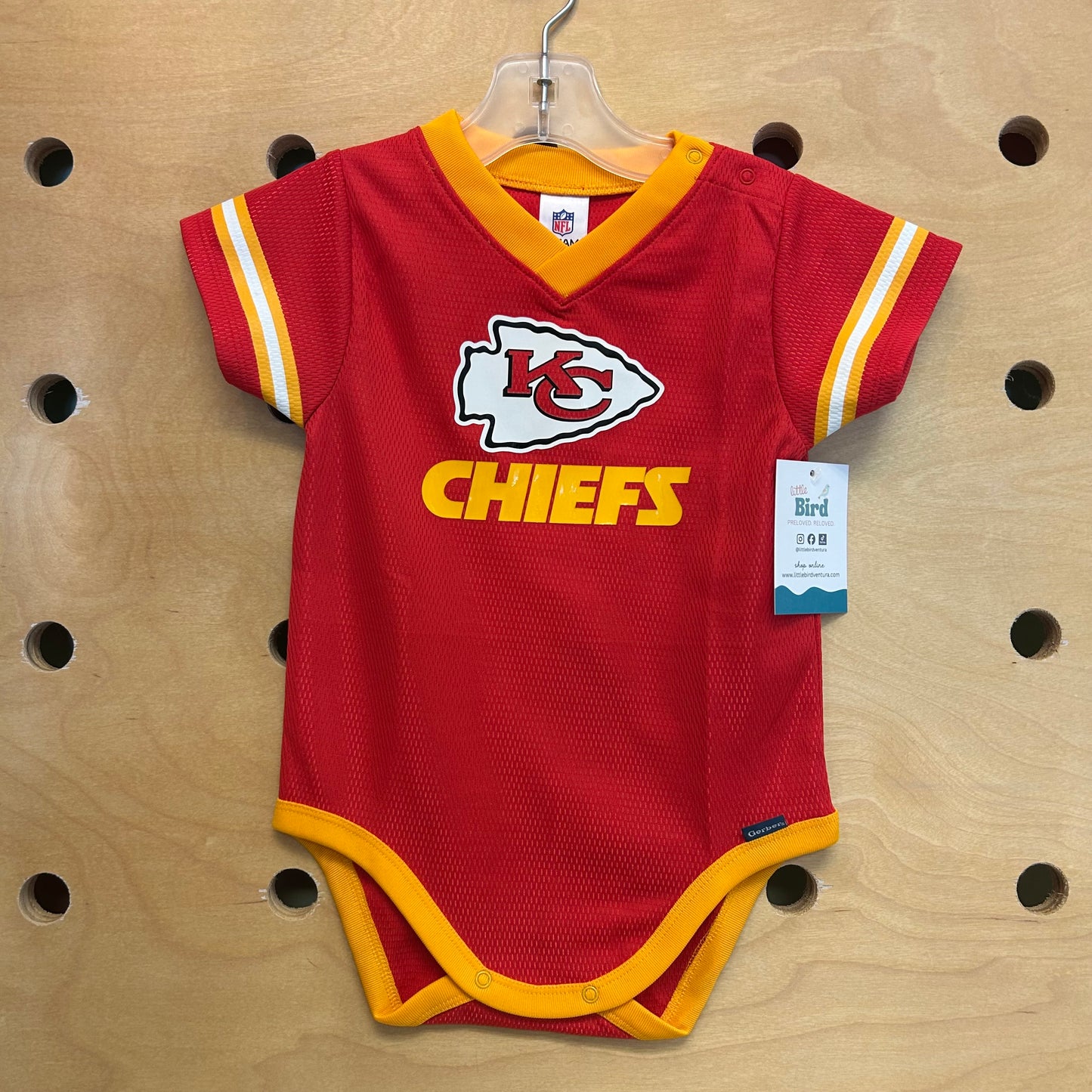 Red 'Chiefs' Bodysuit