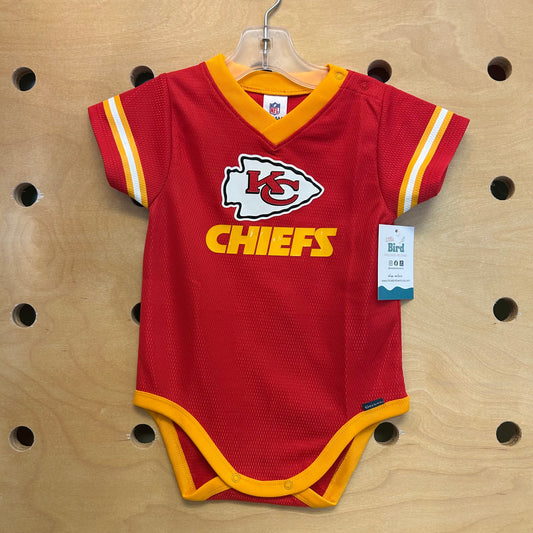 Red 'Chiefs' Bodysuit