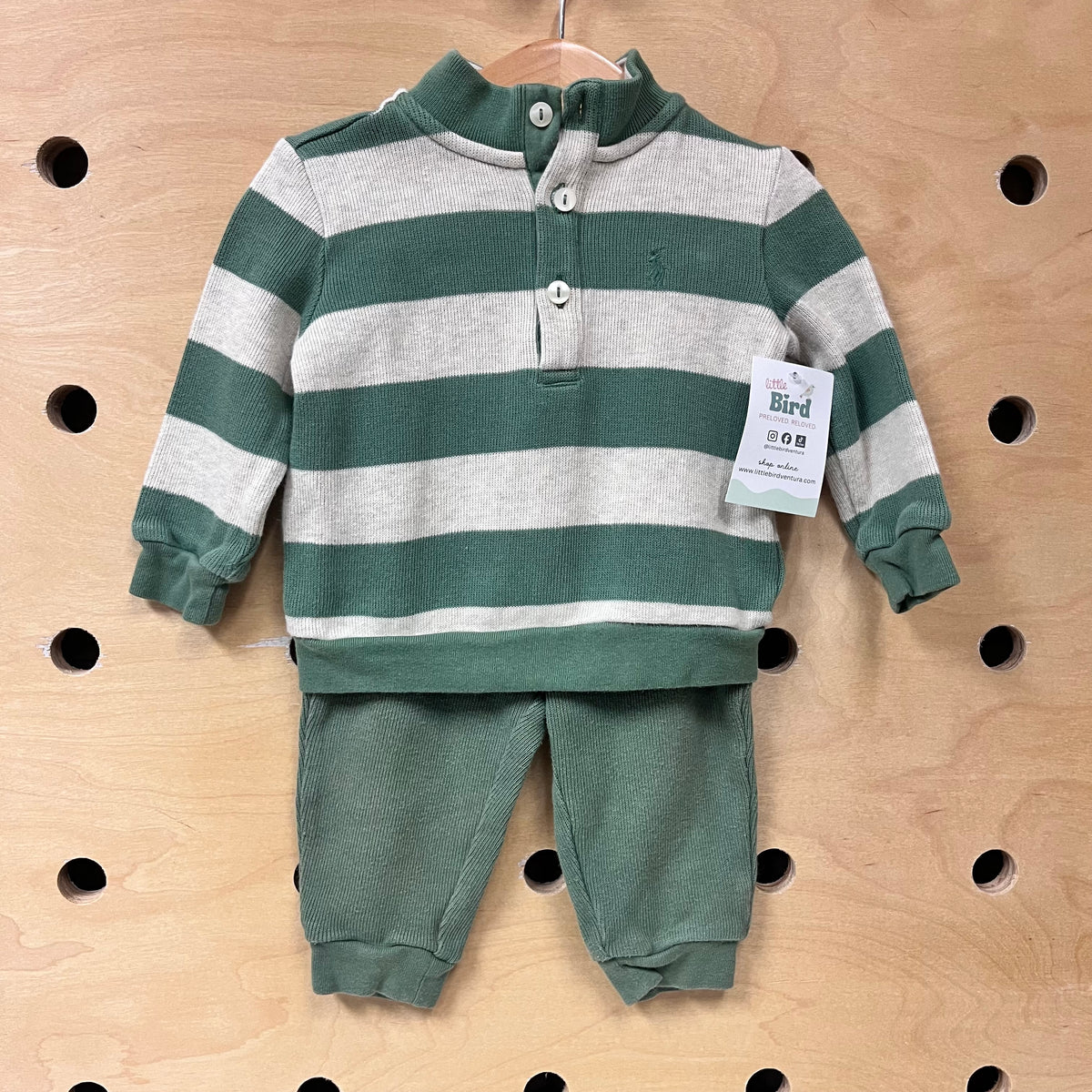 Green Knit Outfit