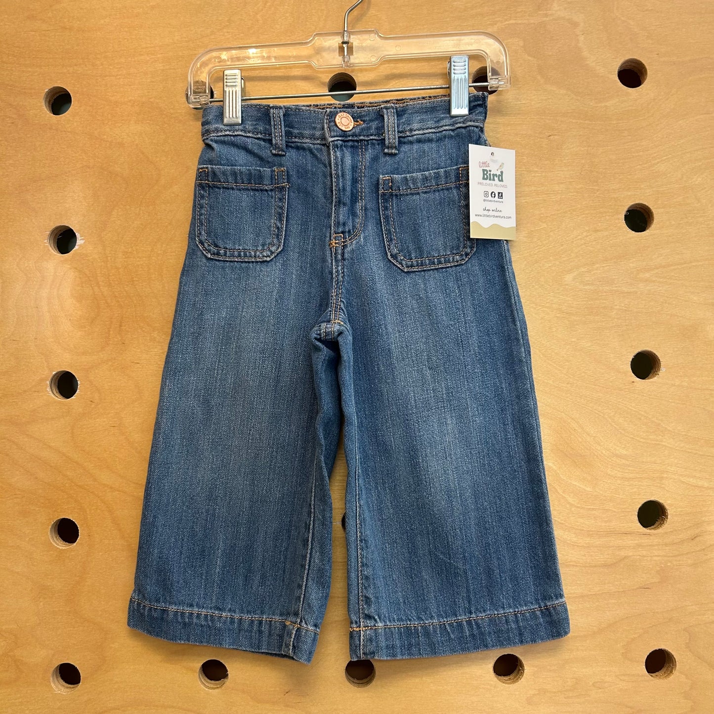 Organic Wide Leg Pocket Denim