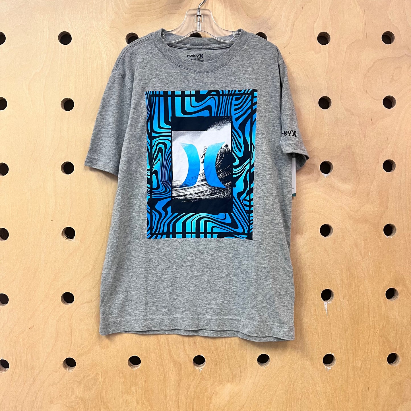 Grey Waves Logo Tee