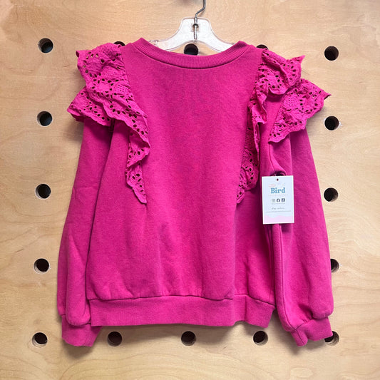 Pink Eyelett LS