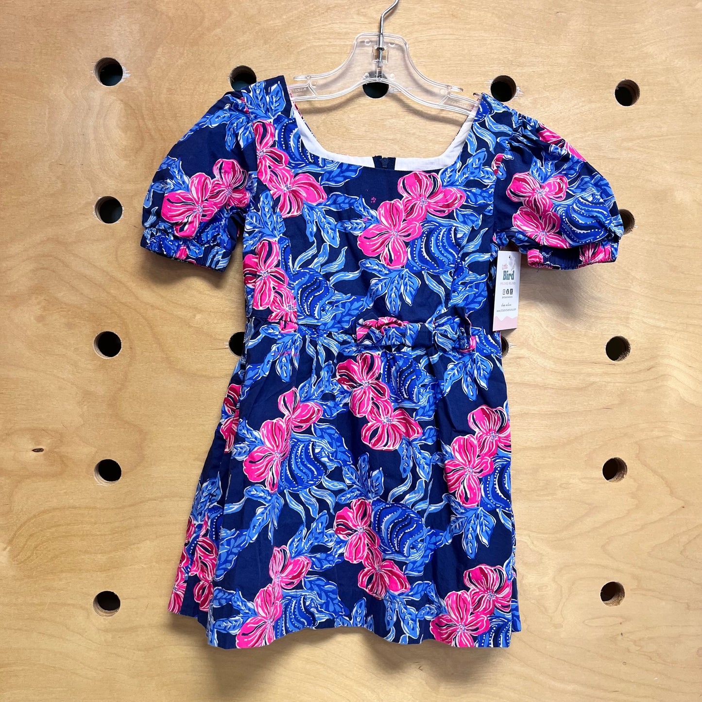 Blue/Pink Floral  Dress