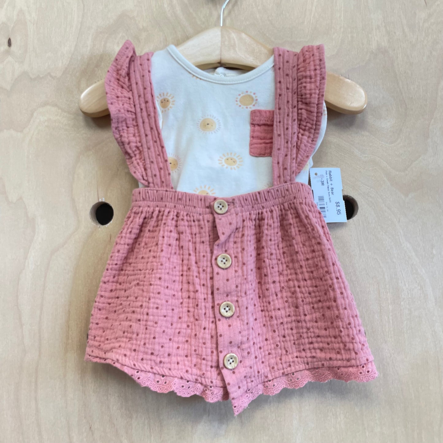 Pink + Cream Happy Suns Outfit