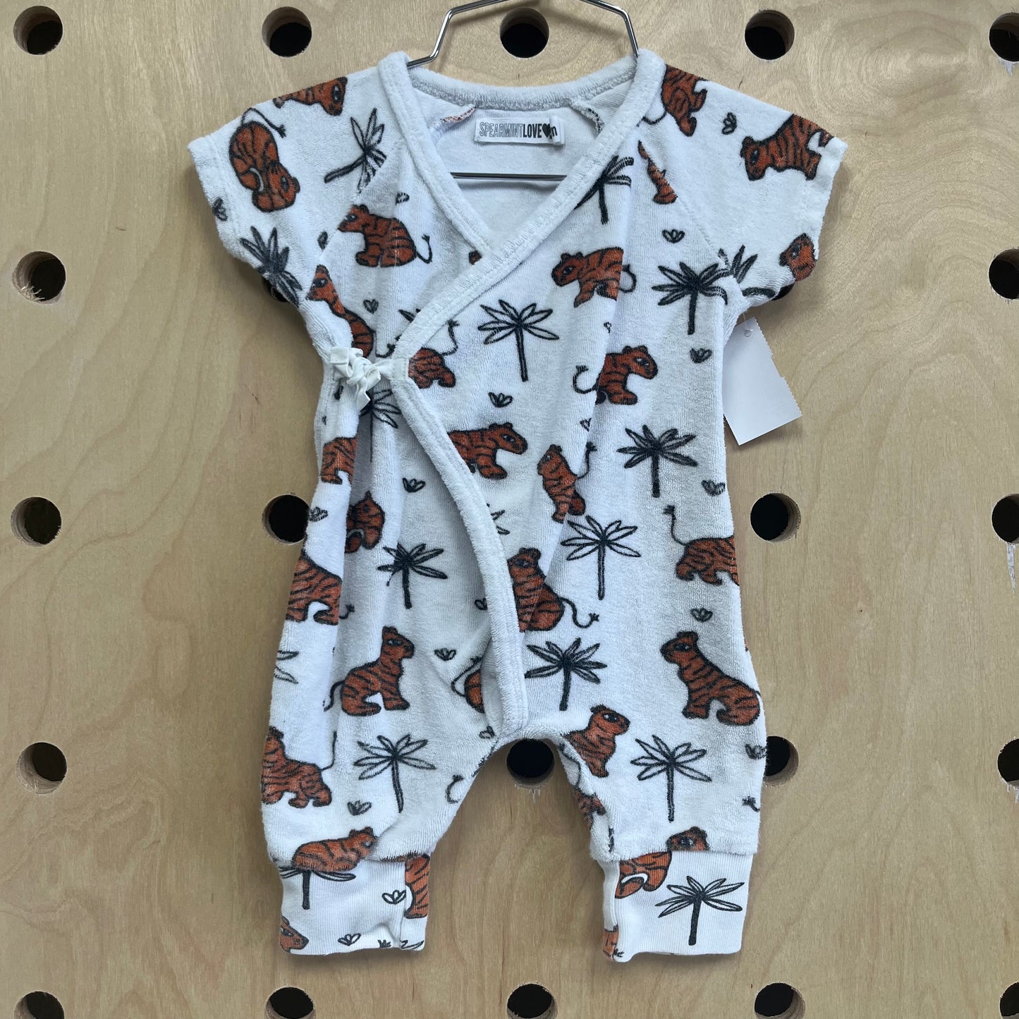 Tiger Terry Kimono Romper