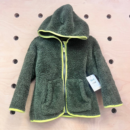 Green Fuzzy Jacket