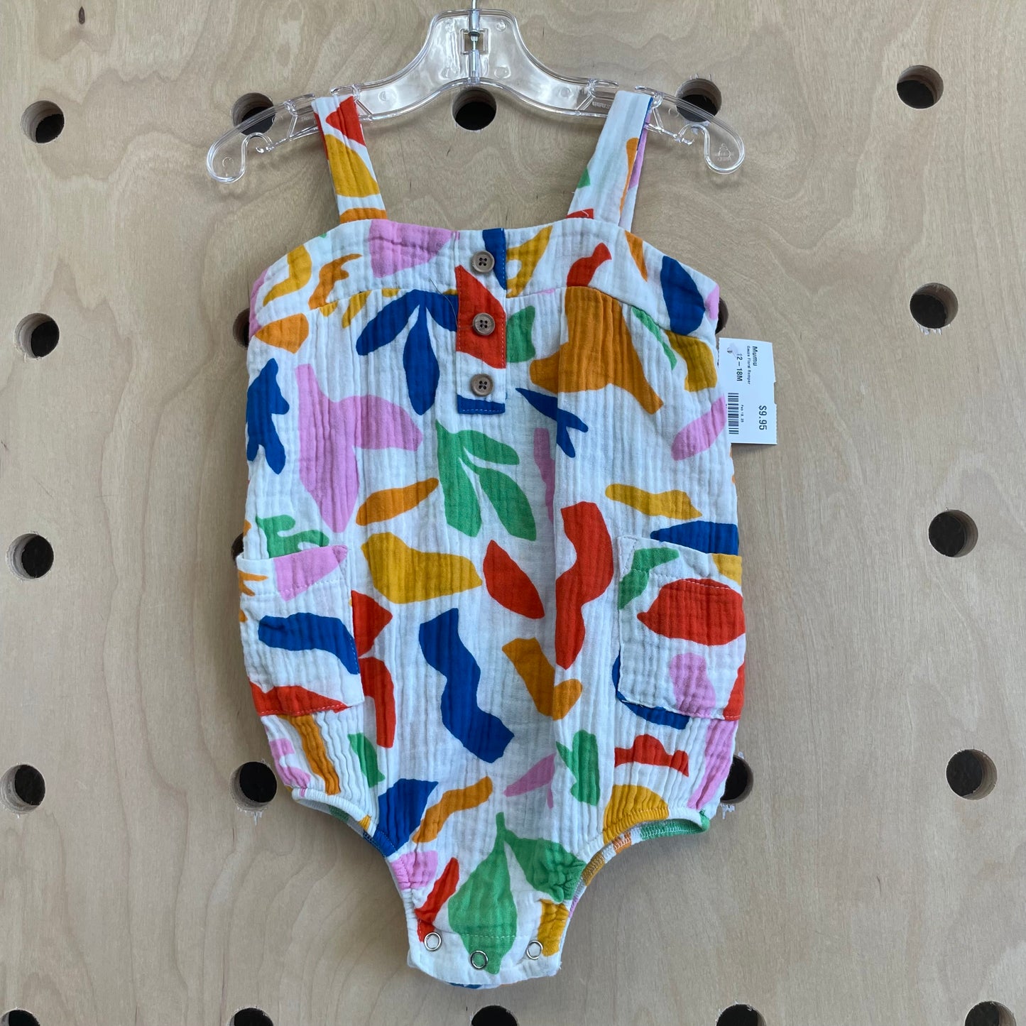 Gauze Floral Romper