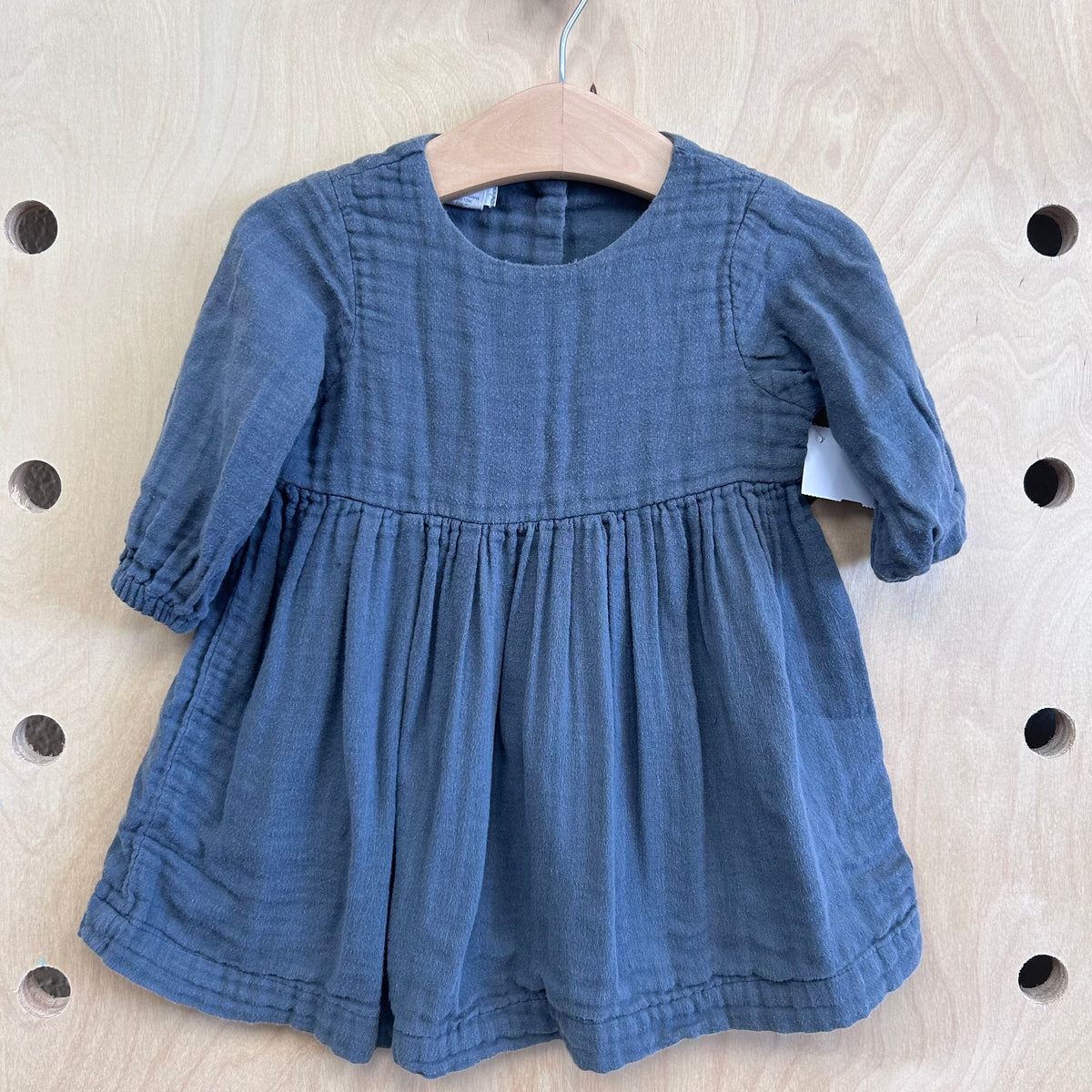 Grey Gauze Dress