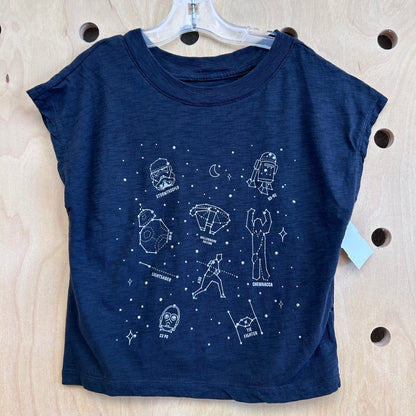 Black Celestial Star Wars Tee