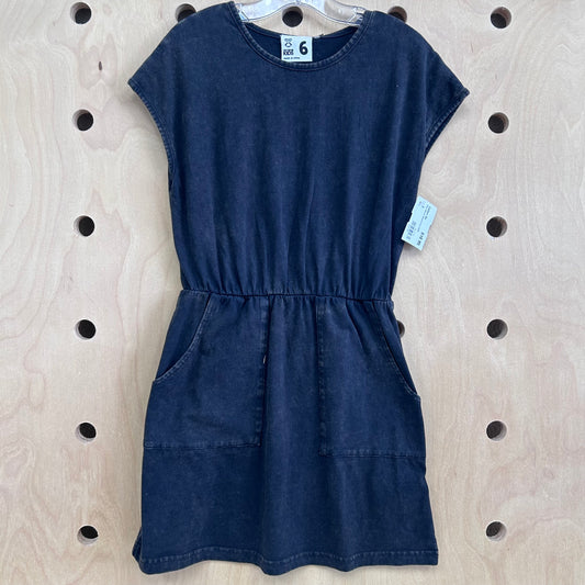 Black Mineral Washed Dress NEW!