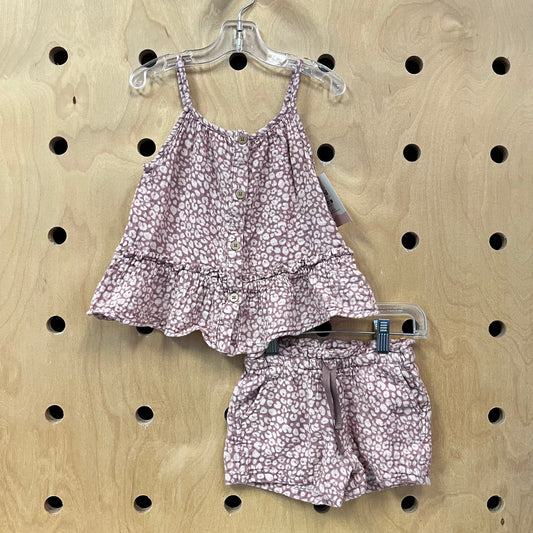 Pink Animal Print Outfit