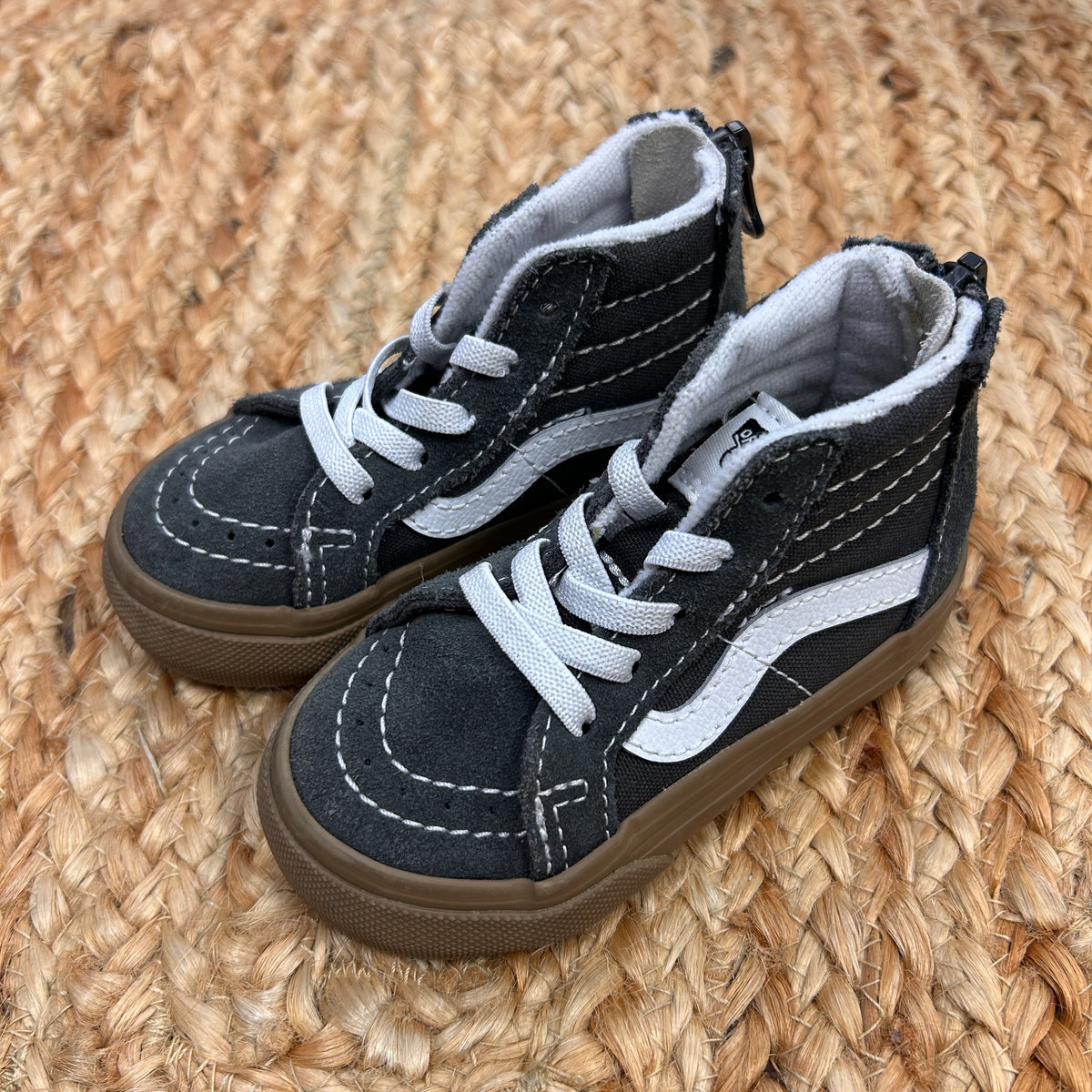 Grey/Brown Old Skool V Mids