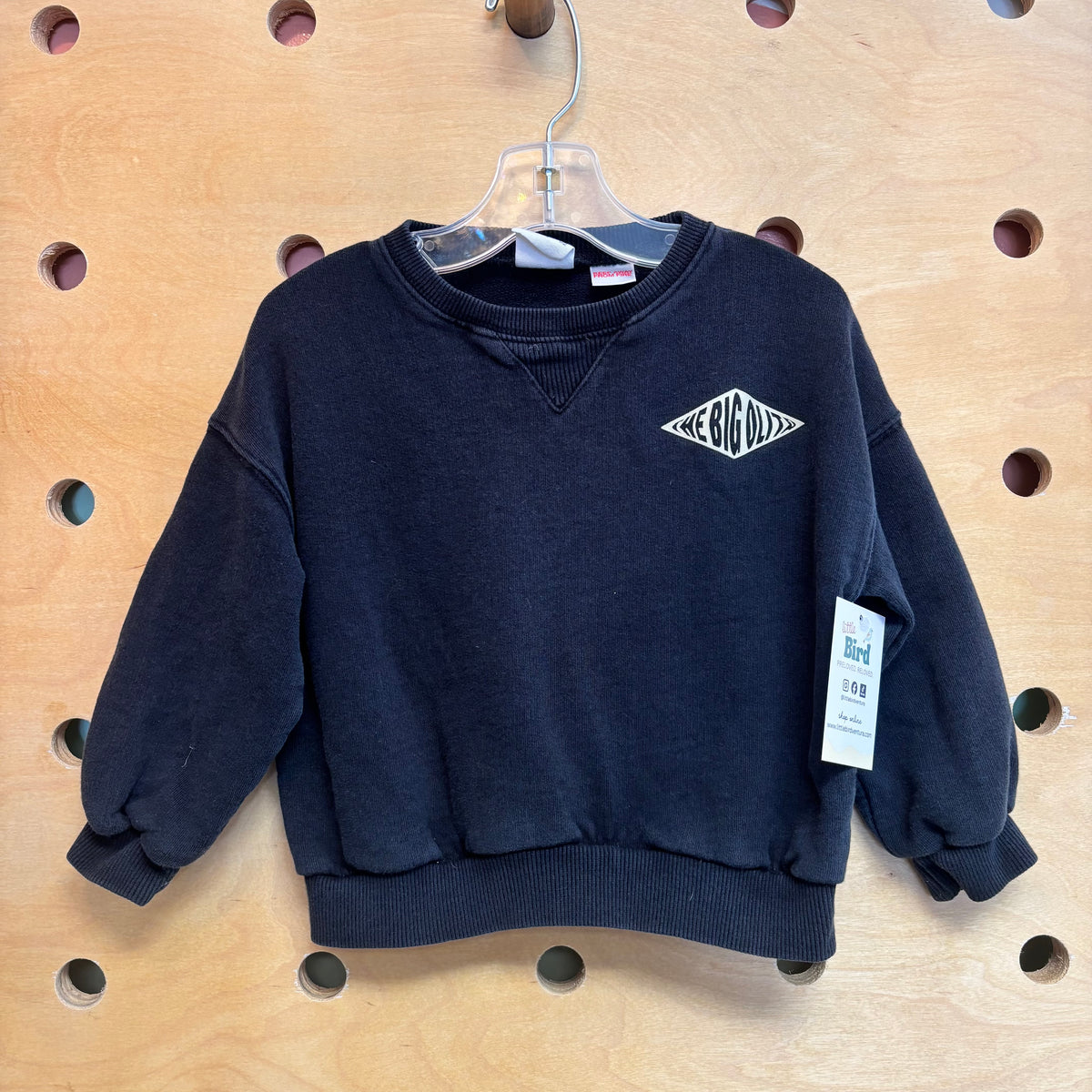 Black 'Big Olita' Crewneck