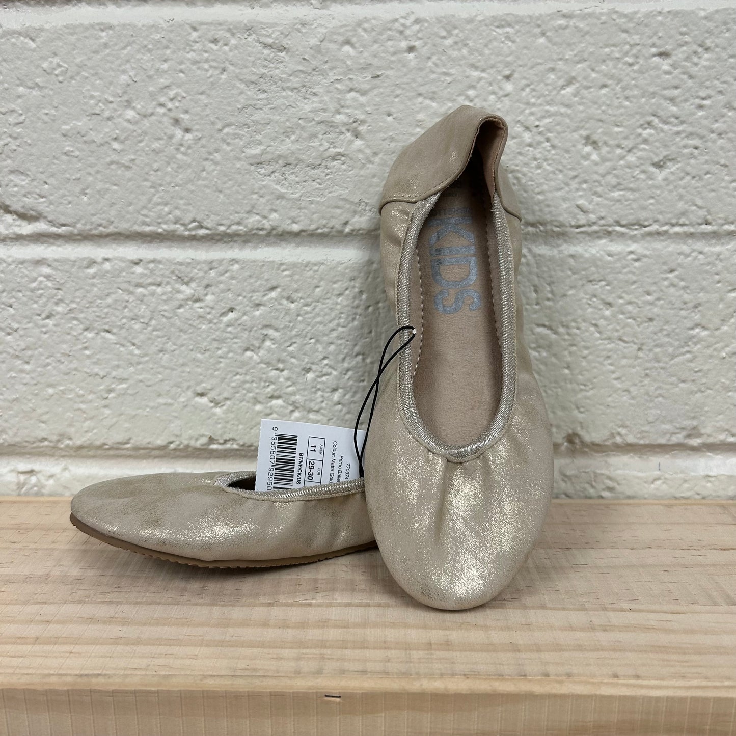 Gold Ballerina Flats NEW!