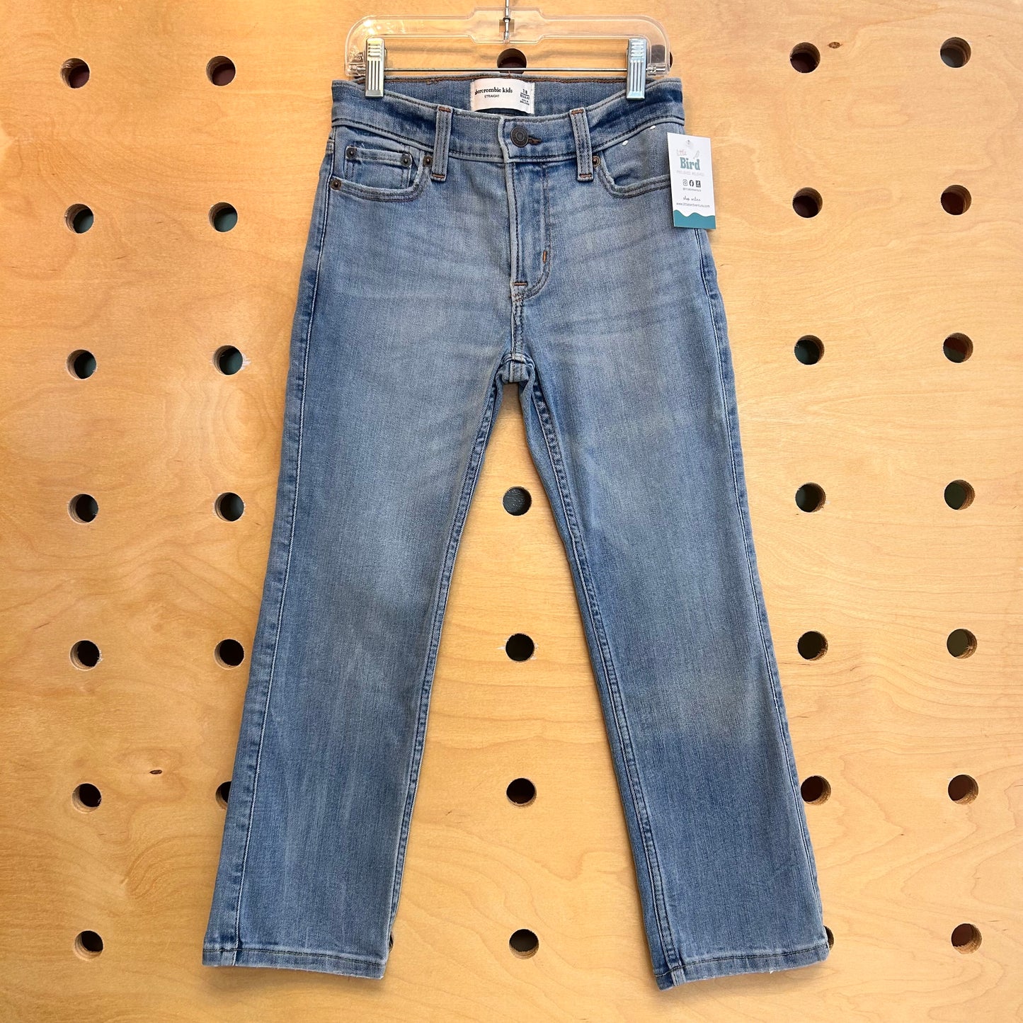 Straight Light Wash Denim