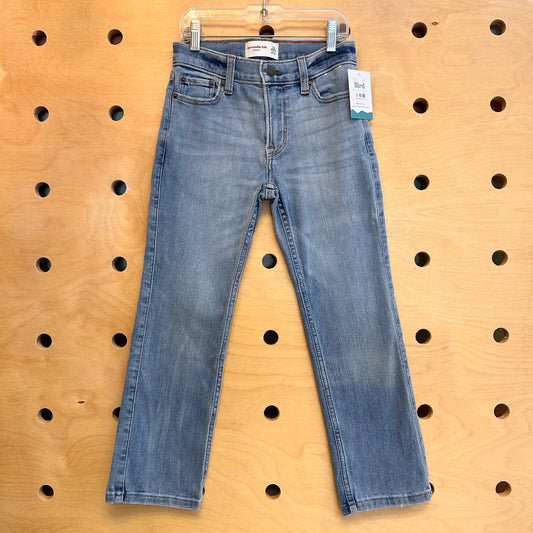 Straight Light Wash Denim