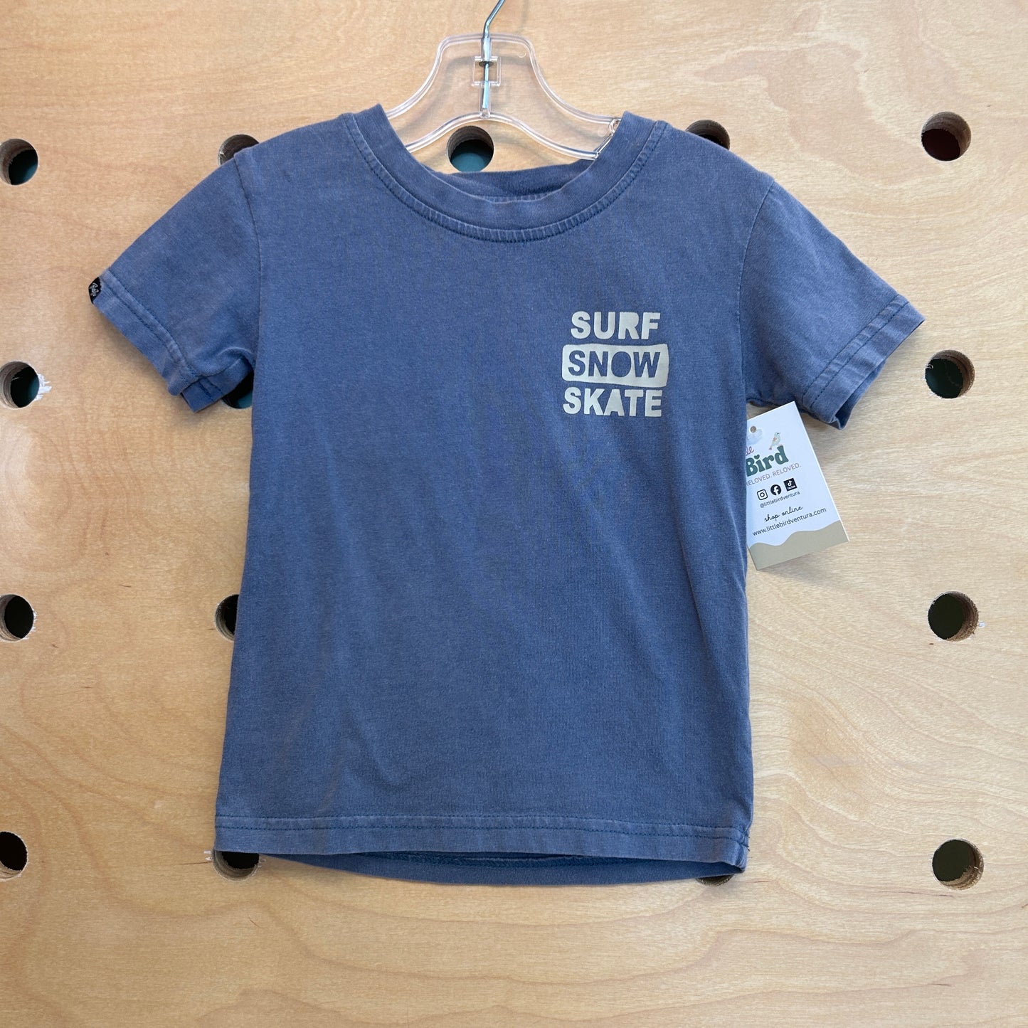 Grey Surf Snow Skate Tee