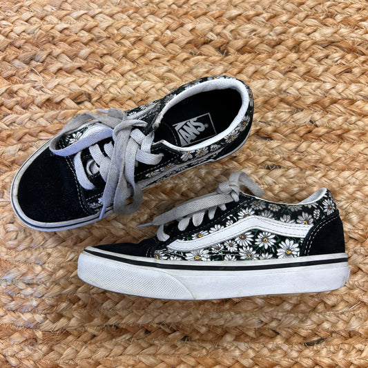 B&W Old Skool Dasies Print Shoes