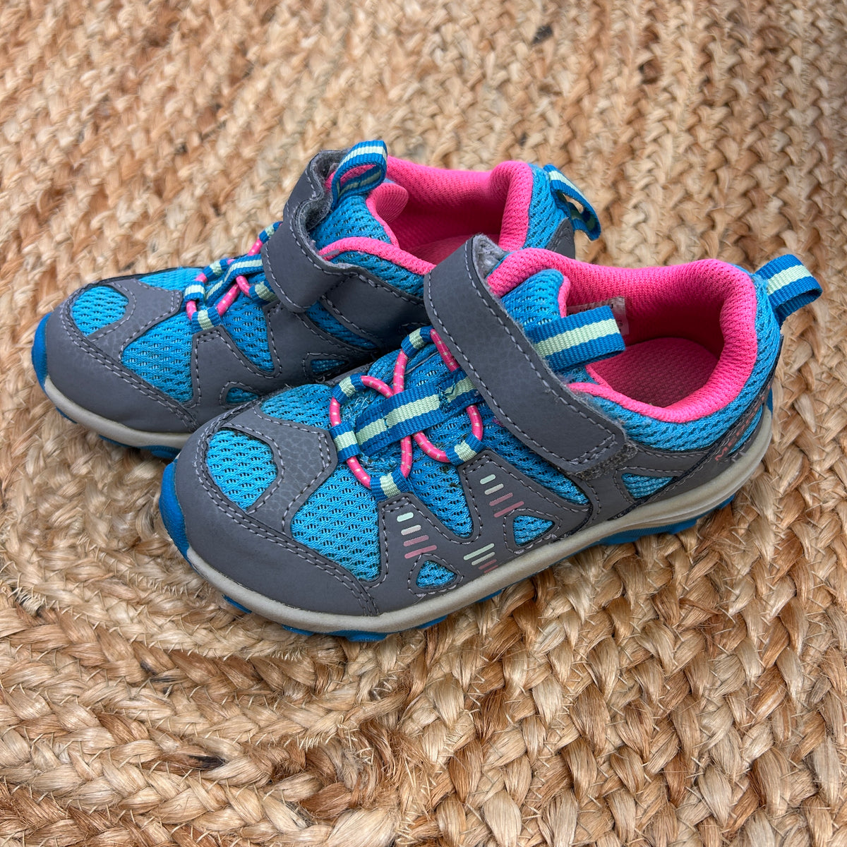 Grey/Blue Hiking Sneakers