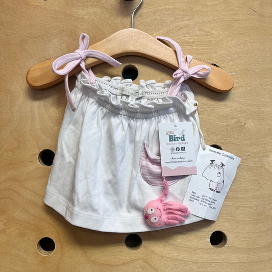 White/Pink Octopus Tank NEW!!