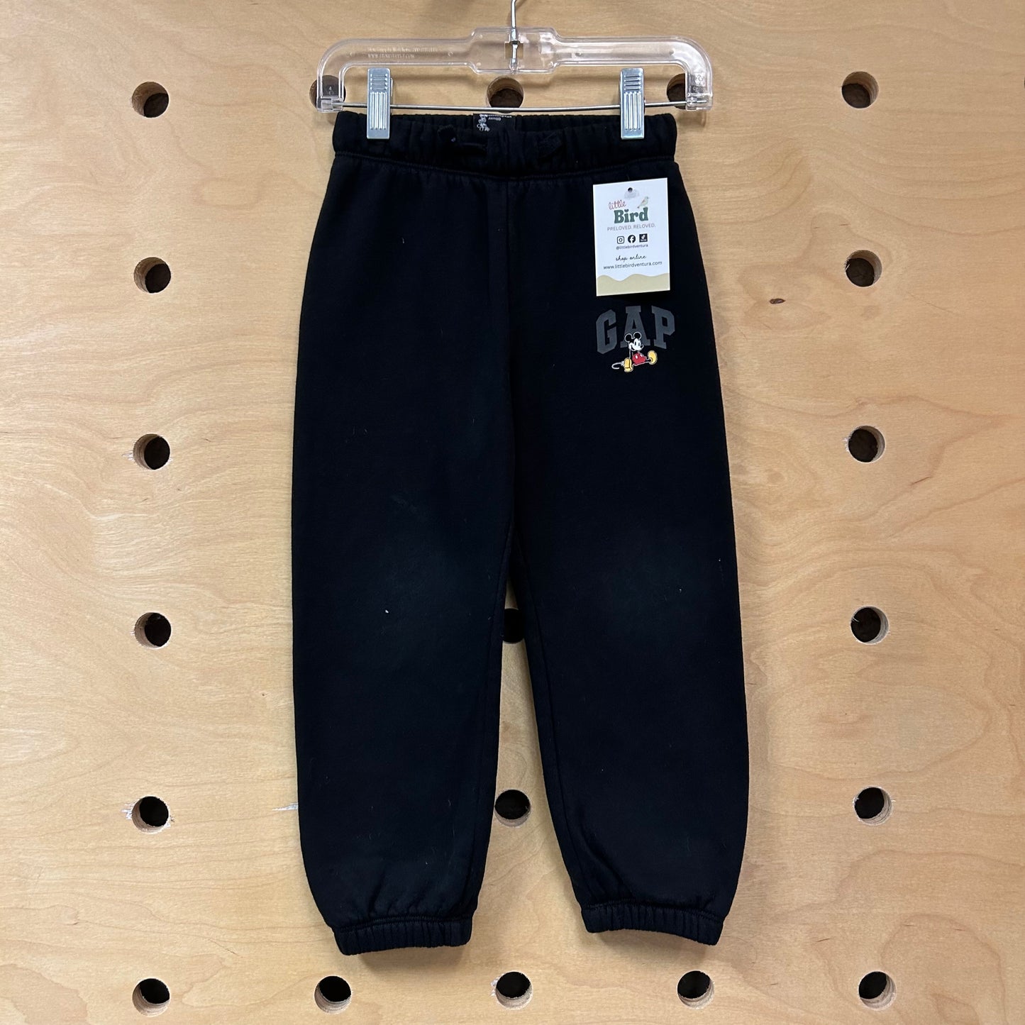 Black Mickey Mouse Joggers
