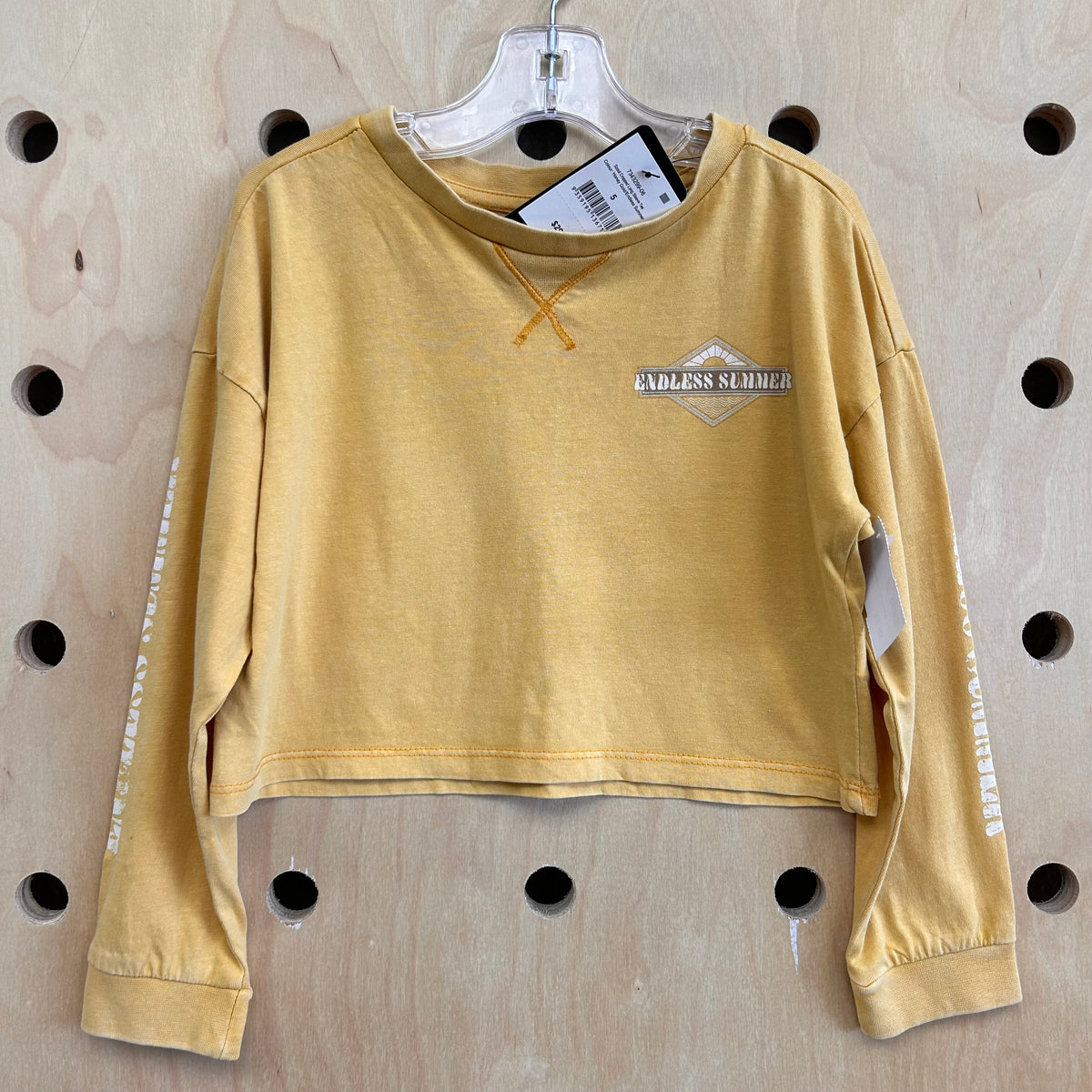 Yellow Endless Summer Crop Top NEW!
