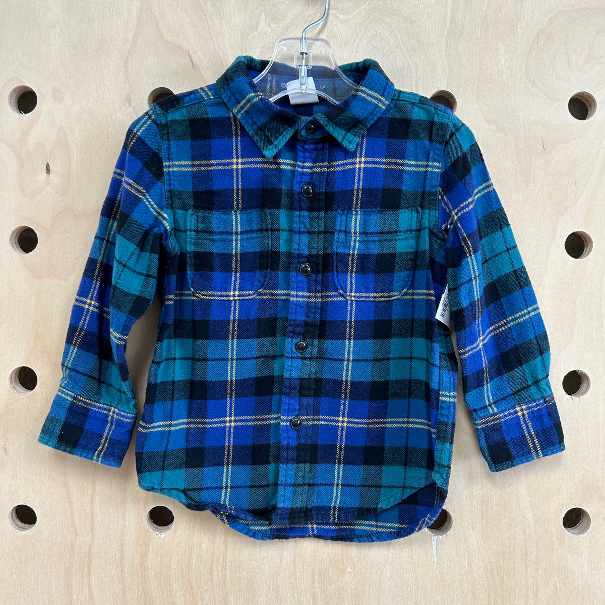 Blue & Teal Plaid Flannel