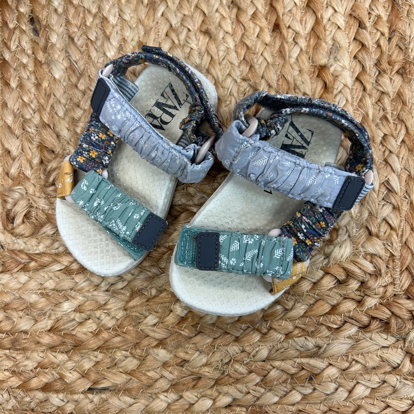 Floral Tassel Sandals