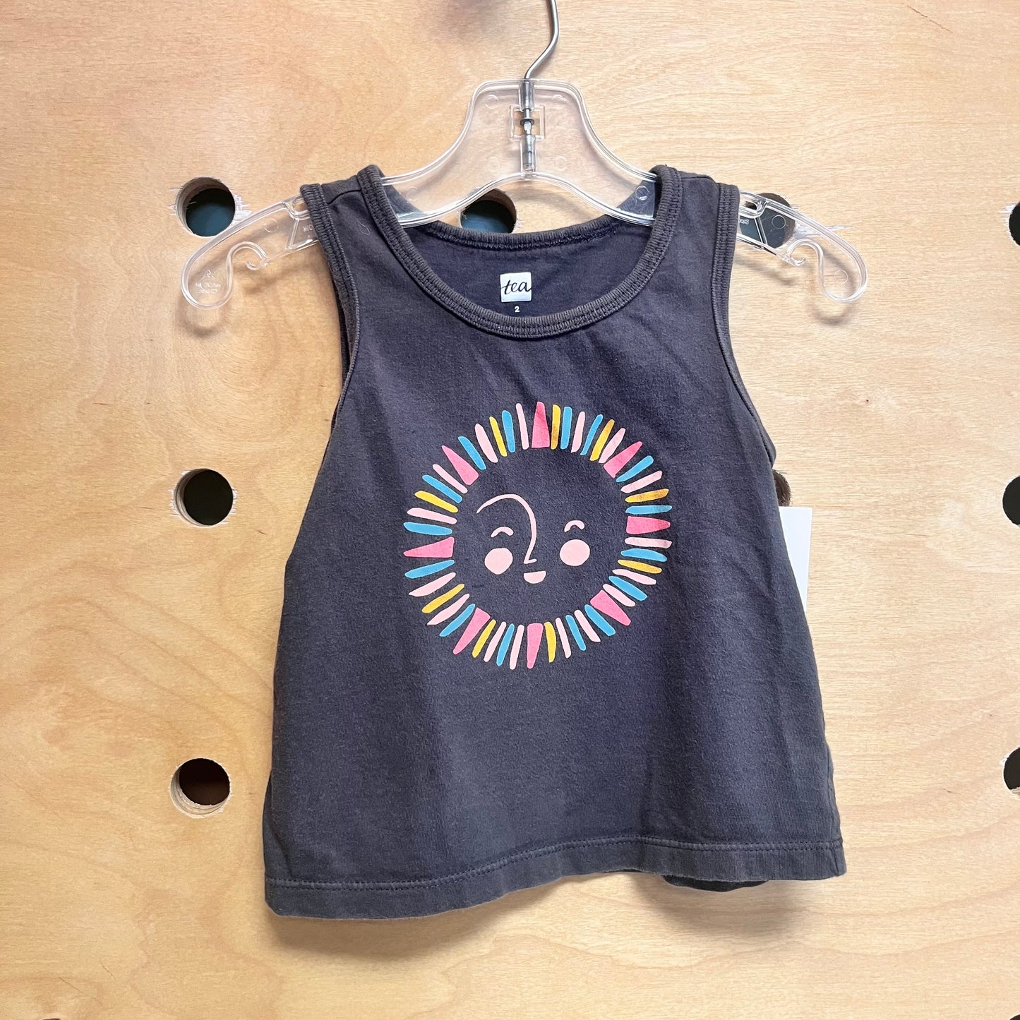 Grey/Colorful Suns Tank