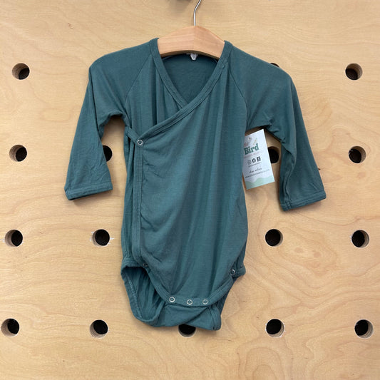 Green Wrap Bamboo Bodysuit