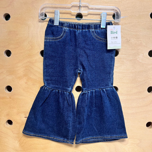 Flare Soft Denim Pants