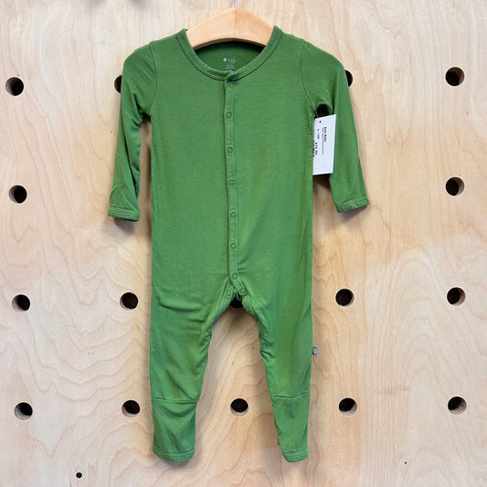 Green Bamboo Snap Romper