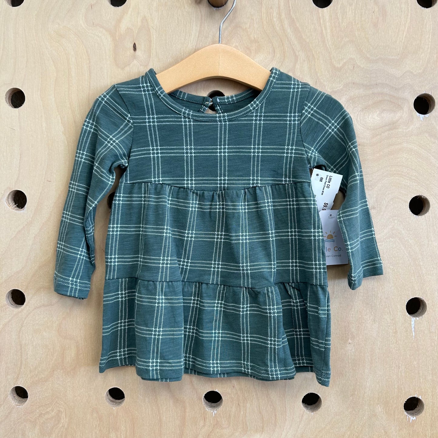 Green Plaid Dress NEW!