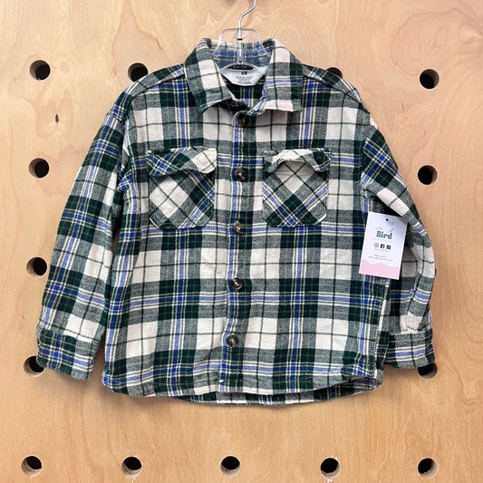 Green Plaid Flannel