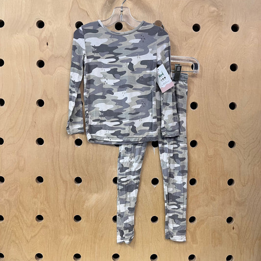 Grey Camo Bamboo Pajamas