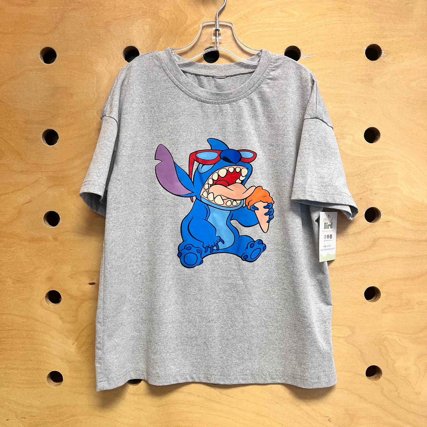 Grey Stitch Swim Tee
