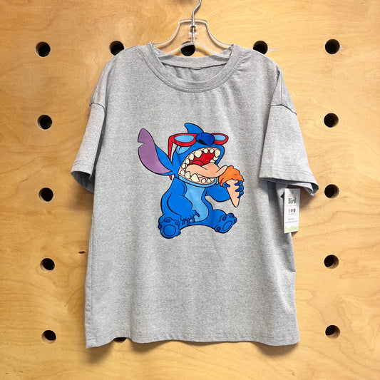 Grey Stitch Swim Tee