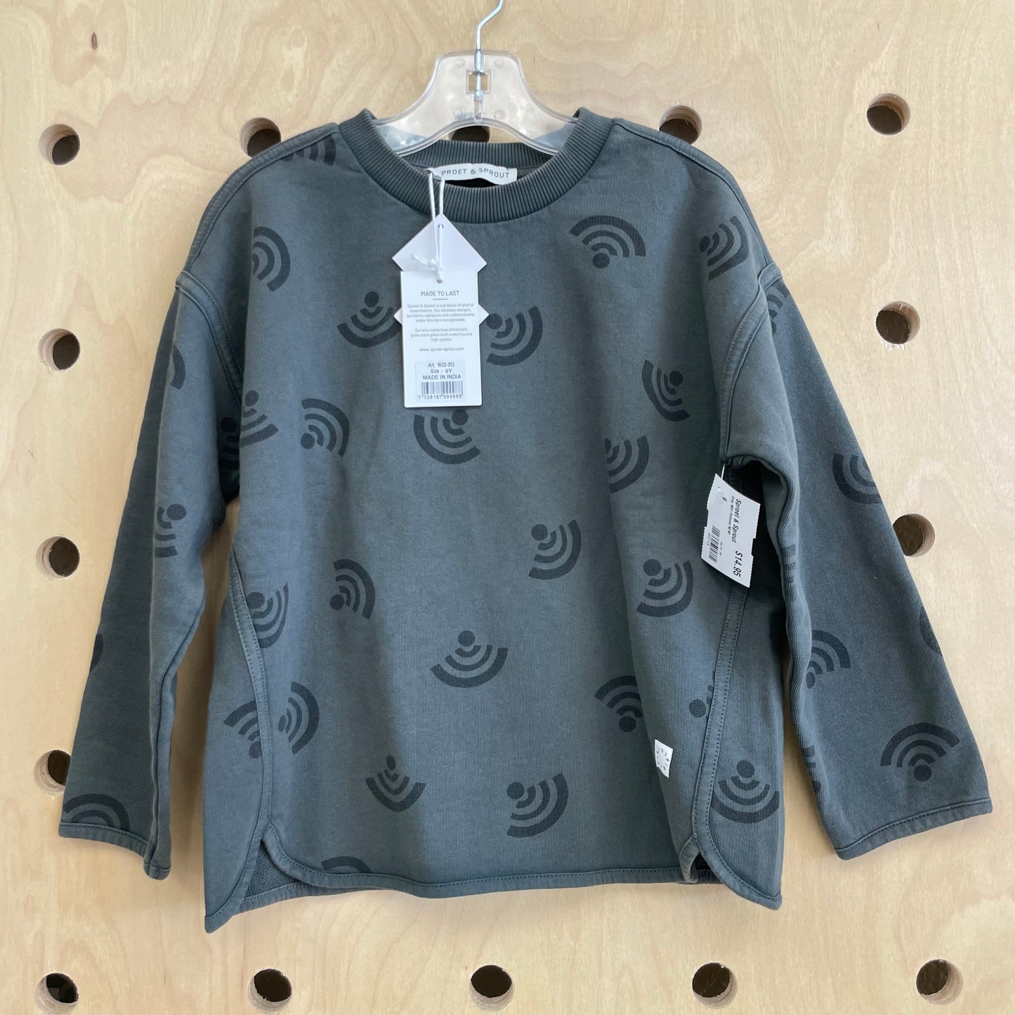 Grey WiFi Pullover NEW!