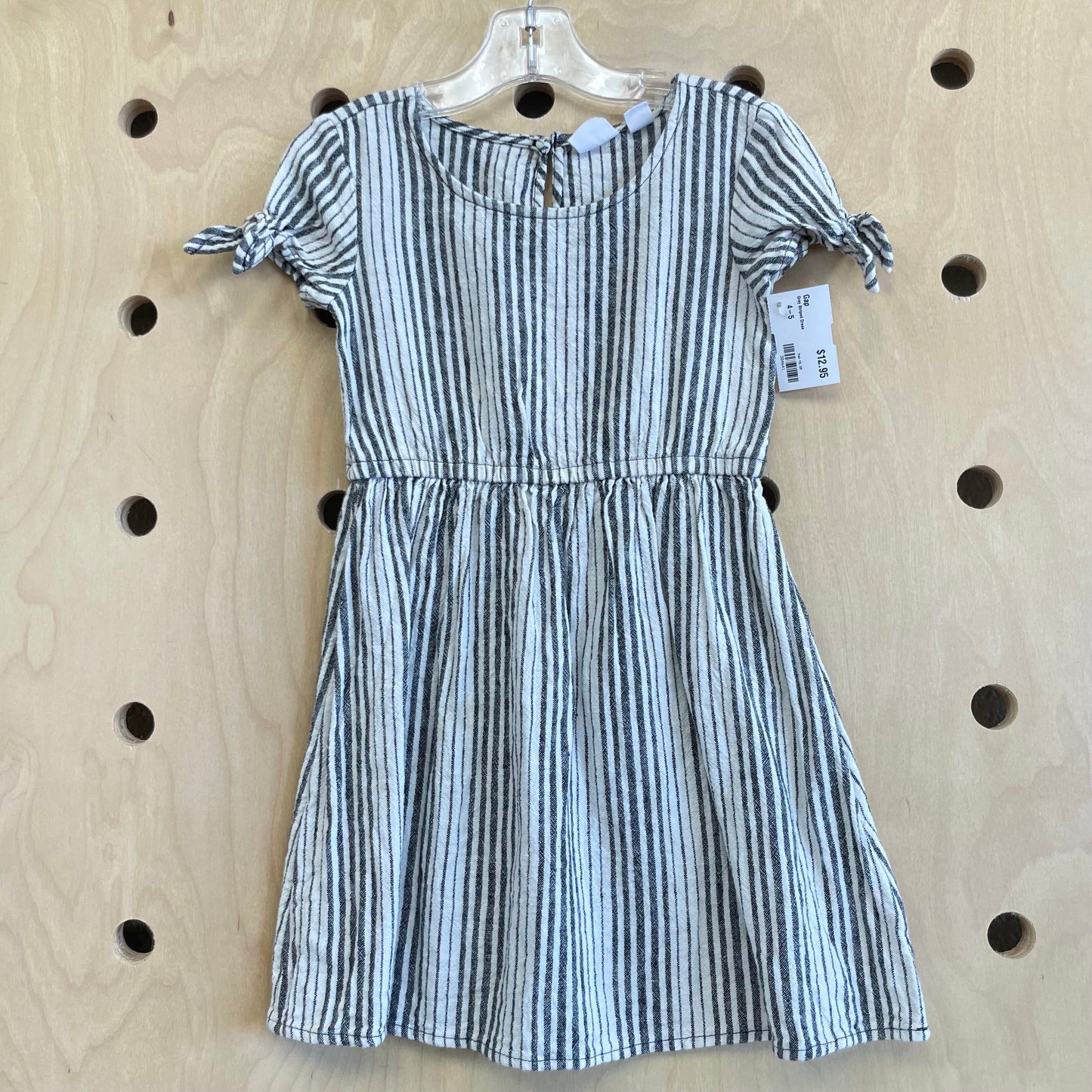 Grey Striped Dress