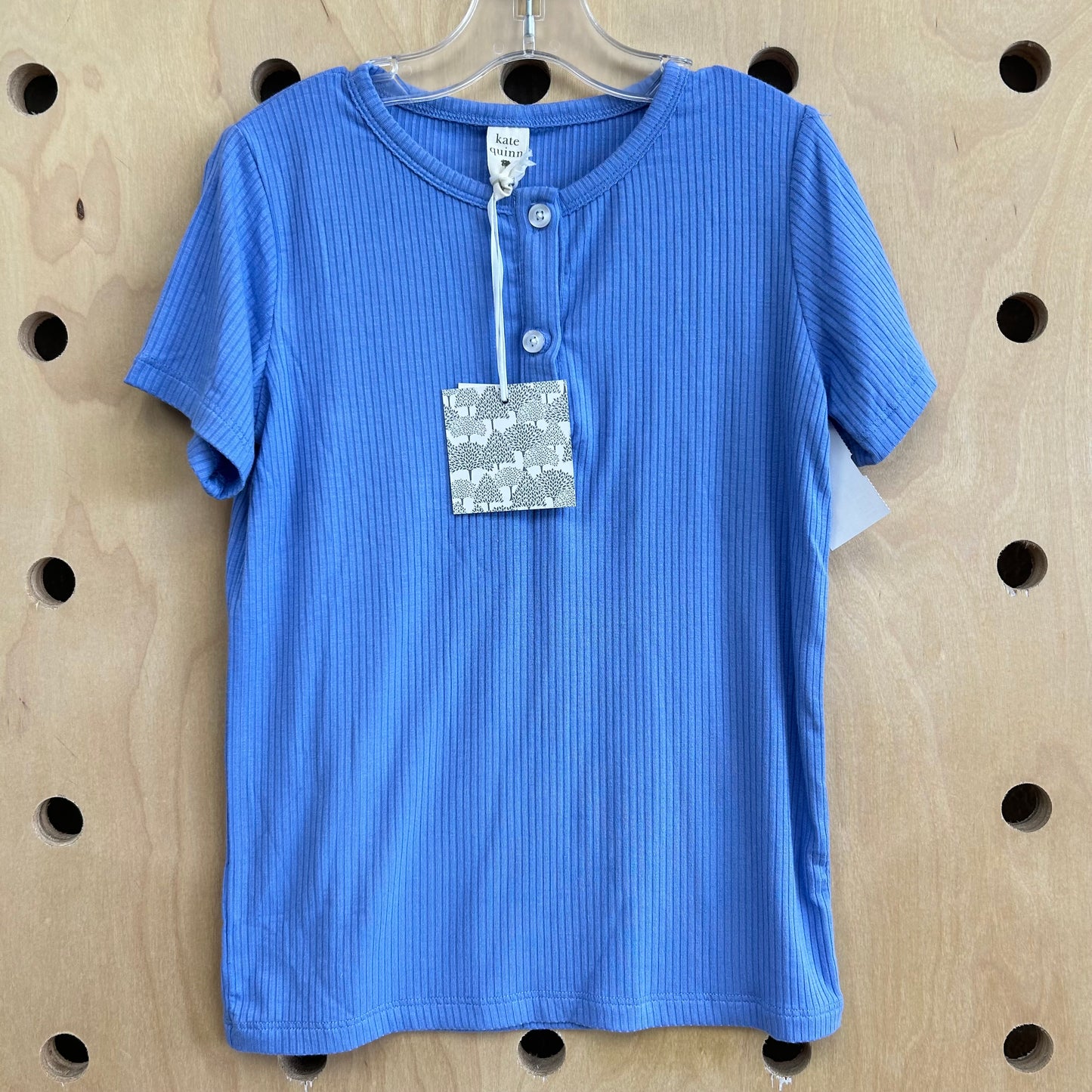 Blue Modal Ribbed Tee NEW!