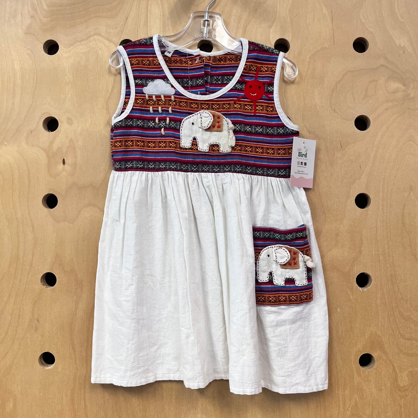 Colorful Linen Like Elephant Dress