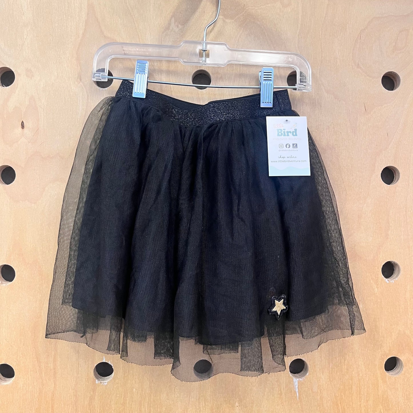 Black Tulle Happy Pumpkin Skirt