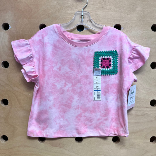 Tie Dye Granny Square Tee NEW!
