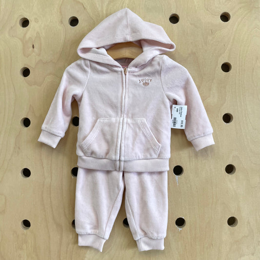 Pink Velour Outfit