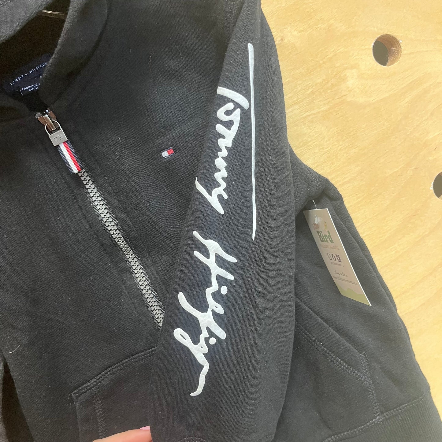 Black Zip Hoodie