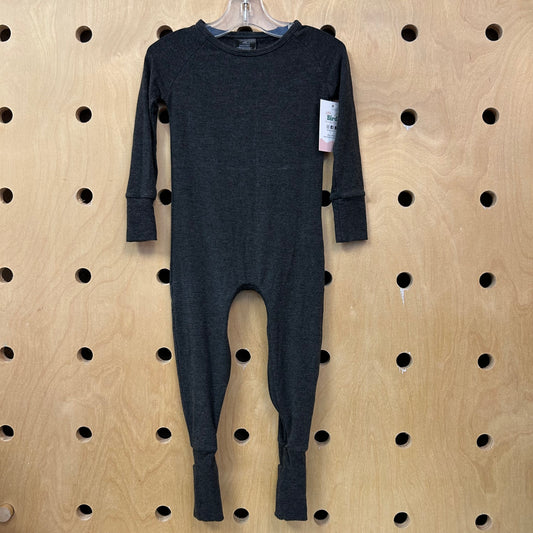 Grey Bamboo Romper