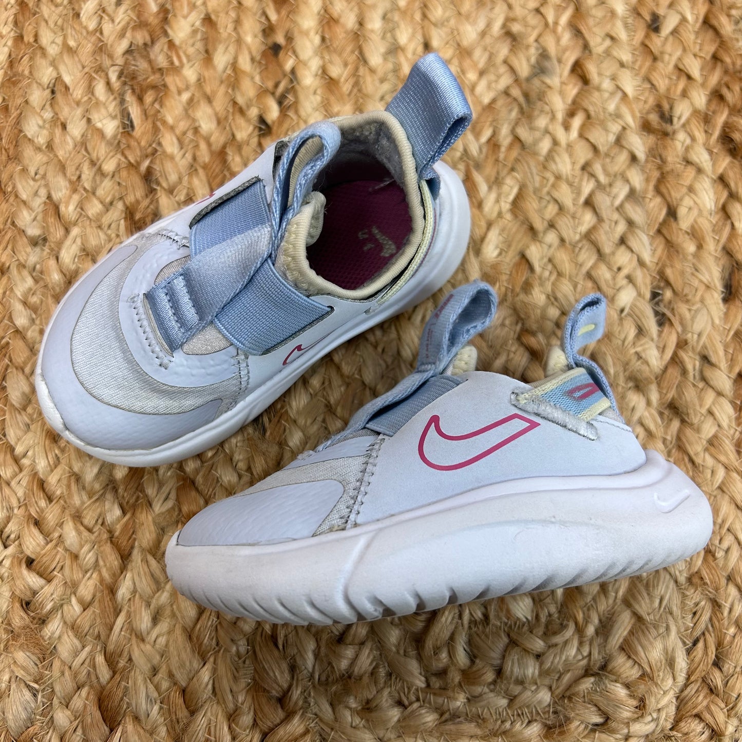 Blue & Pink Slip Ons