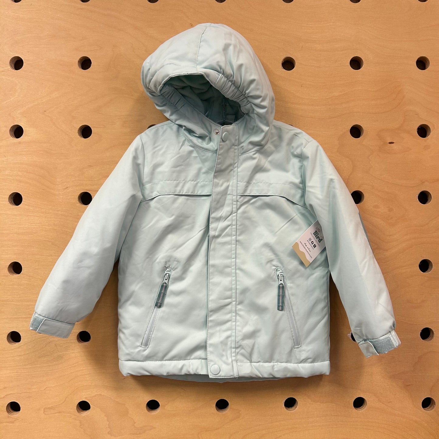 Light Blue Puffy Jacket